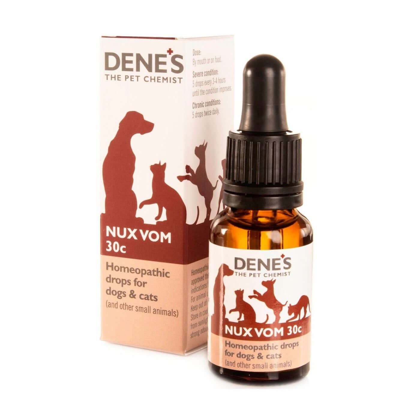 Denes Nux Vomica 30c Drops for Dogs and Cats 15ml