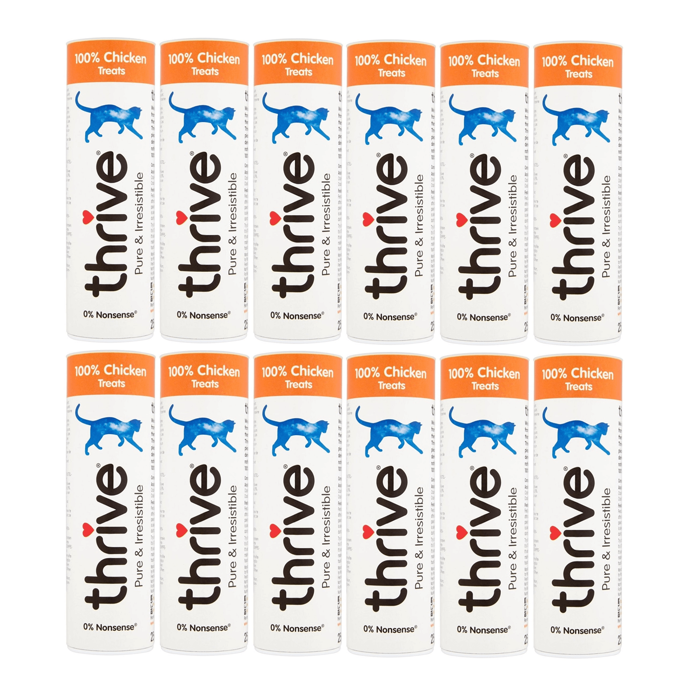 Thrive Chicken Treats for Cats 12 x 25g