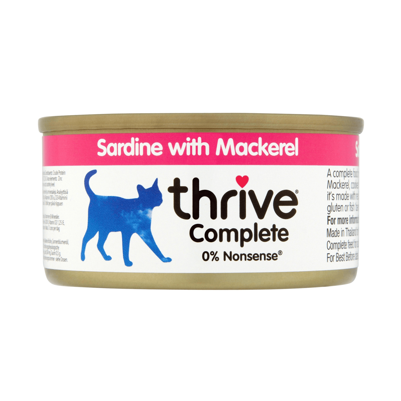 Thrive Complete Sardine With Mackerel Cat Food 75g