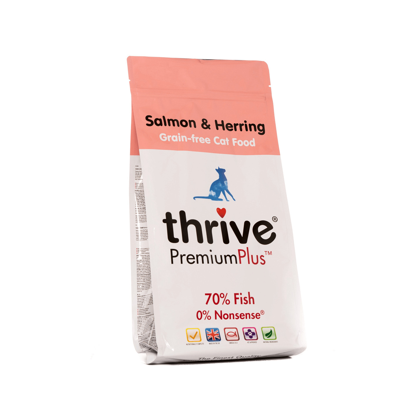 Thrive PremiumPlus Salmon & Herring Complete Dry Cat Food 1.5kg